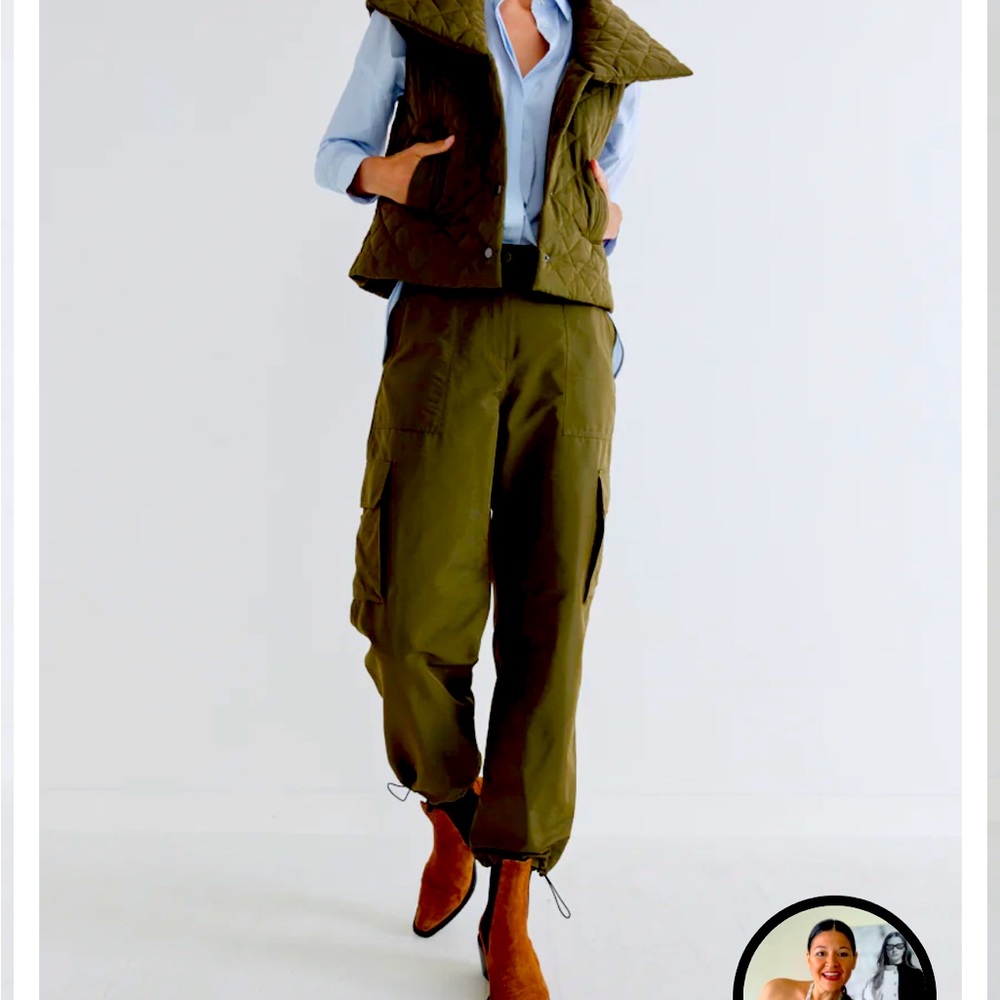 Ruti cargo trousers (selling on Ruti for $188)